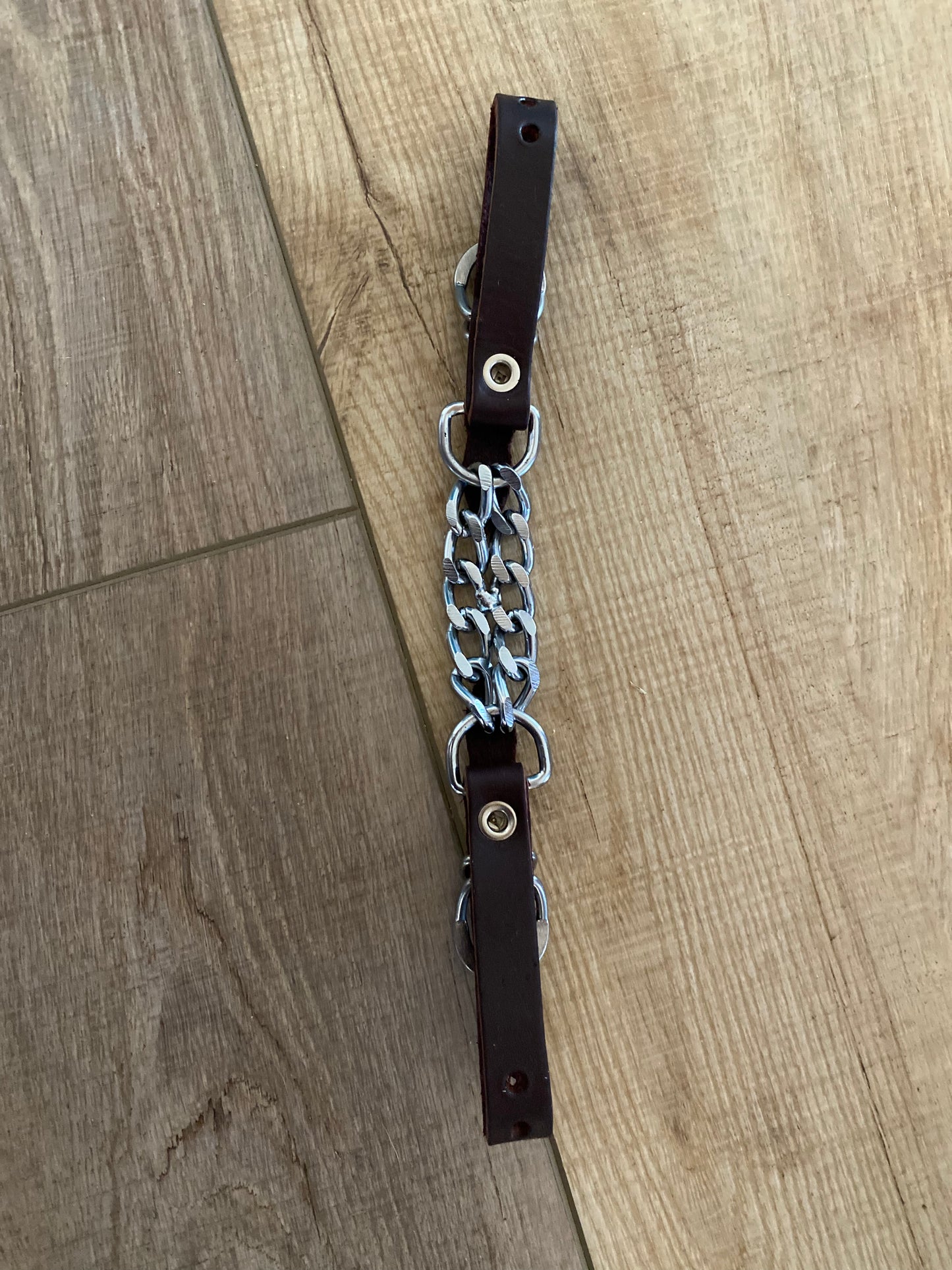 Leather curb strap