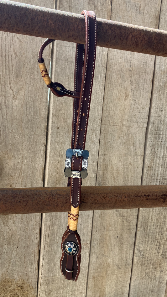 Headstall one ear rhinestone