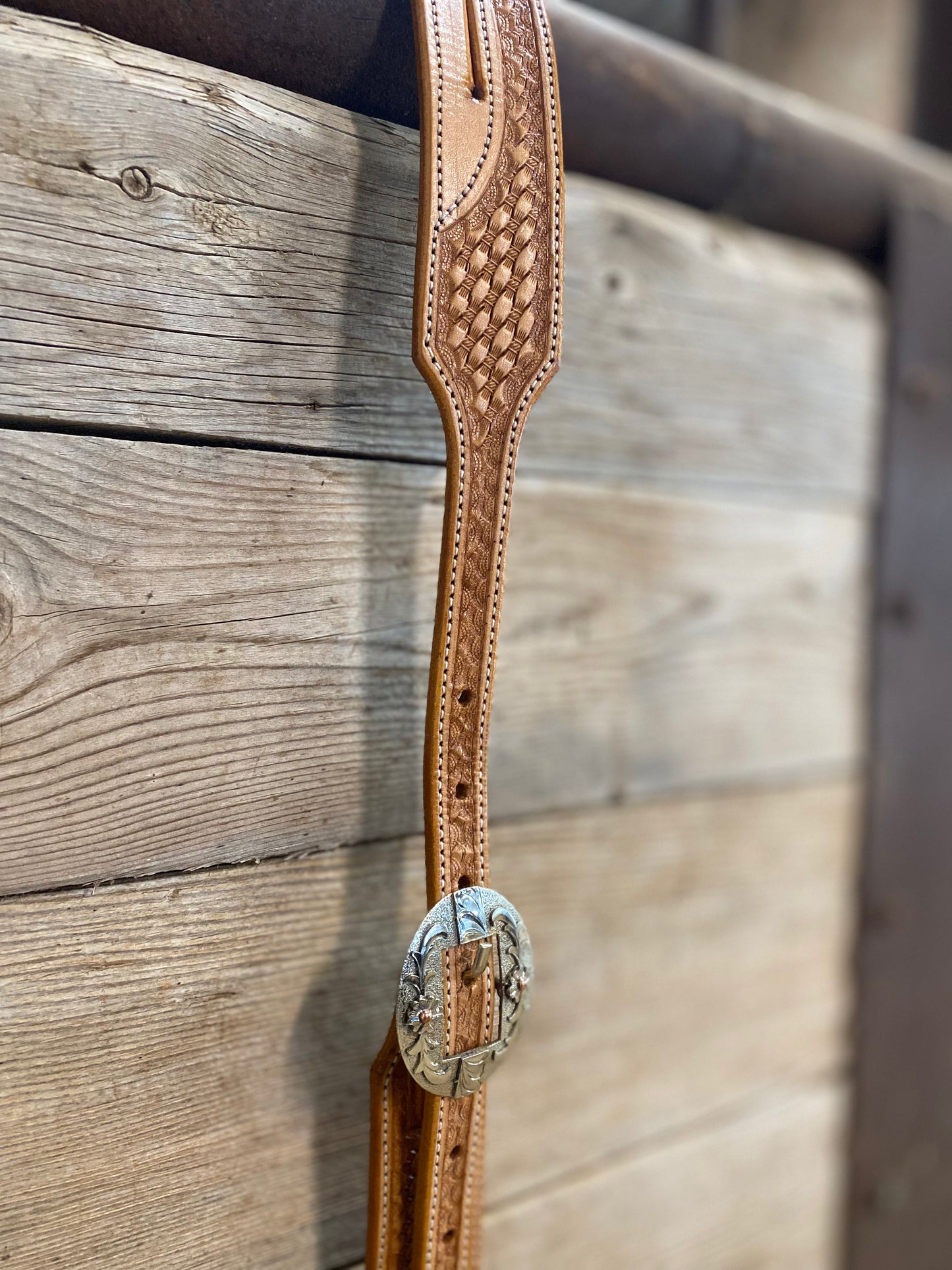 Basket Weave Headstall