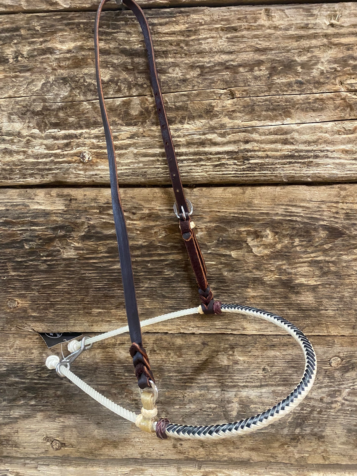 Single Rope Rawhide Noseband tiedown