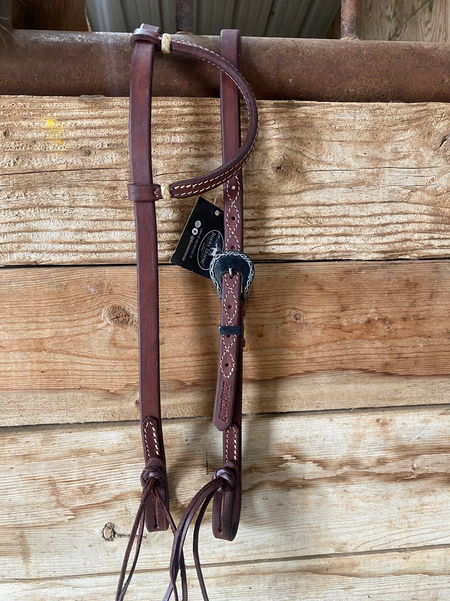 Barbwire Buckle Slide Ear Headstall