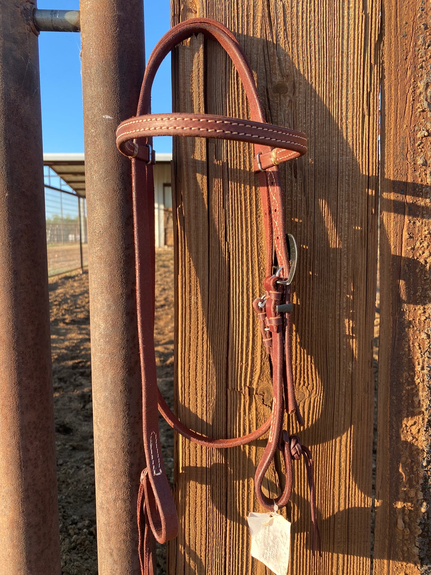 Headstall with brow and