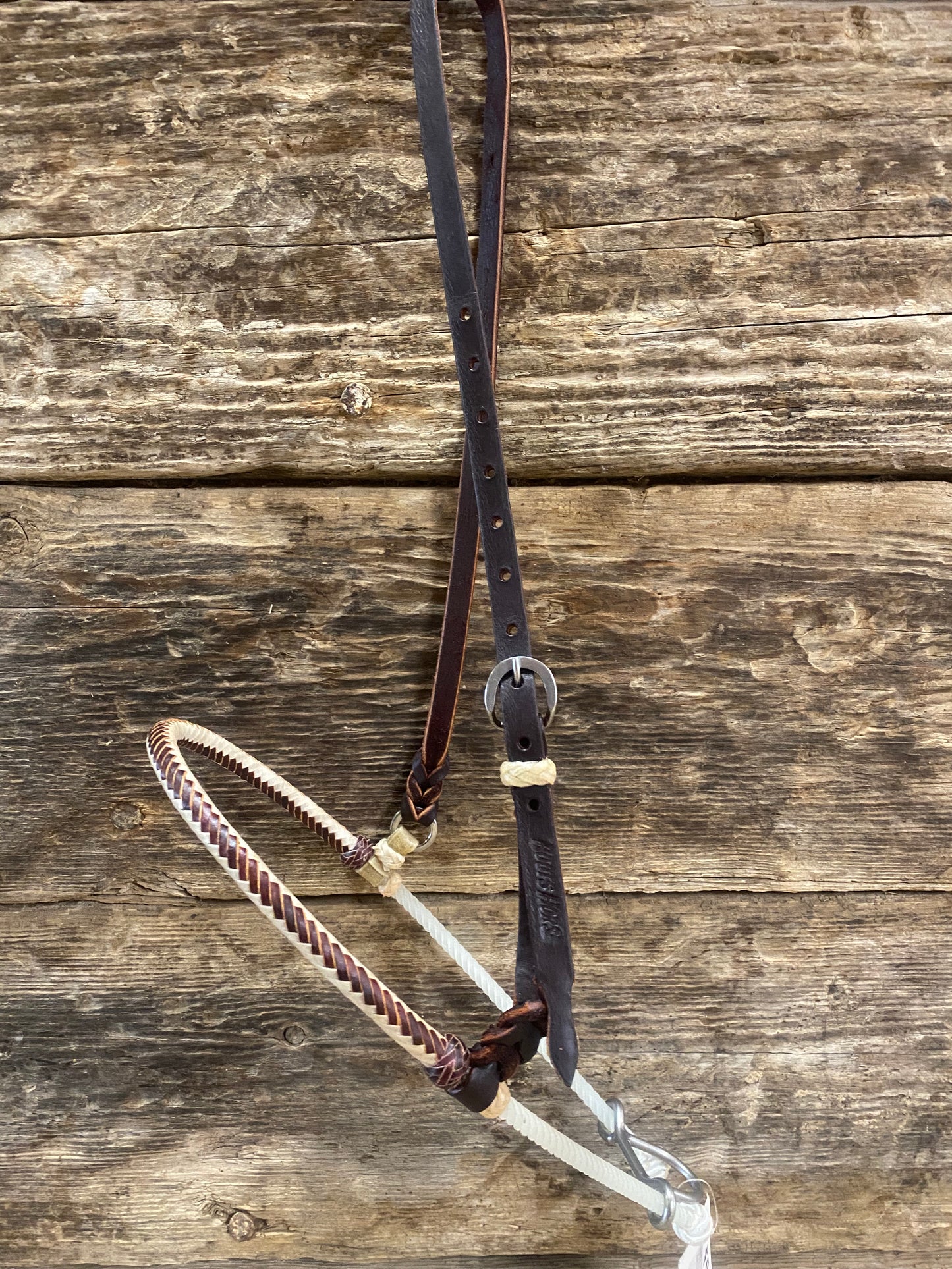 Single Rope Rawhide Noseband tiedown