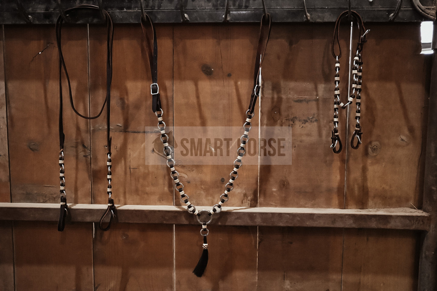 Ring headstall, breast collar & reins