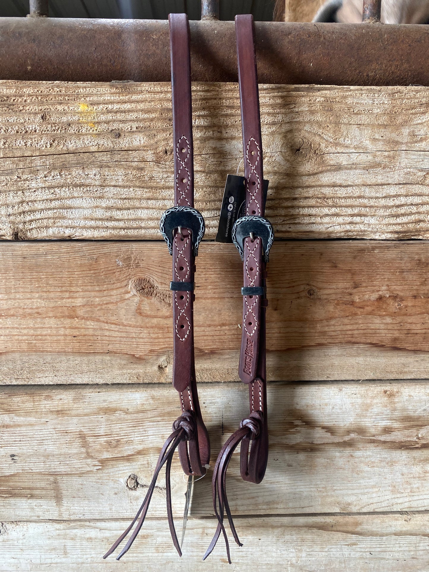 Barbwire Buckle Slide Ear Headstall