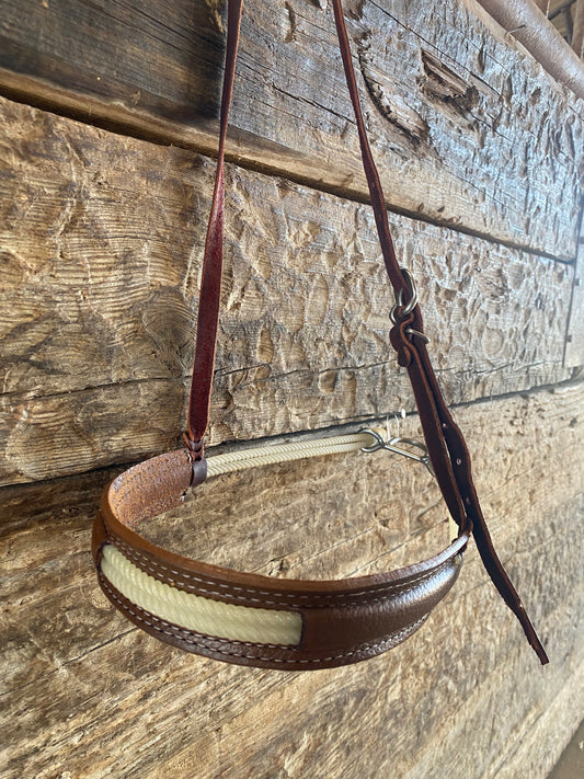 Double Rope w/ Leather Sleeve Noseband tiedown