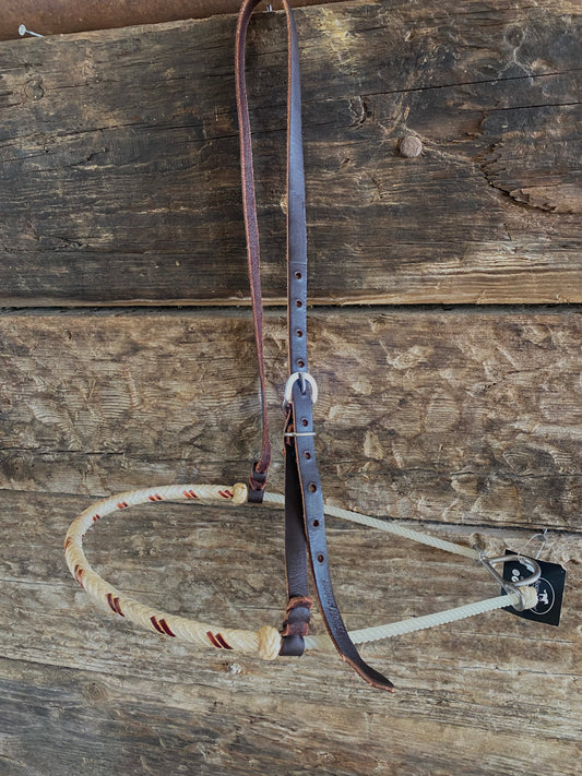 Single Rope w/ Rawhide Noseband tiedown