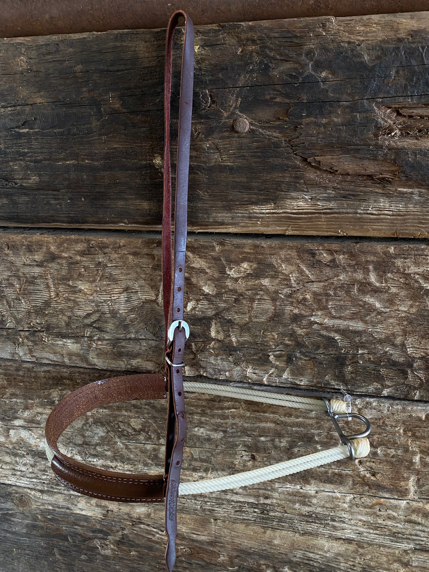 Double Rope w/ Leather Sleeve Noseband tiedown