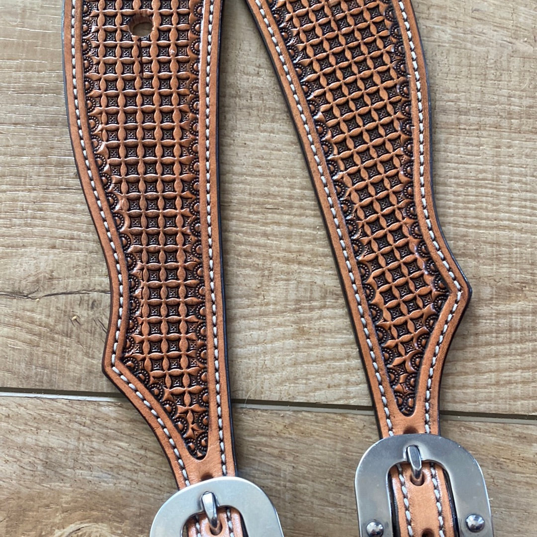 Tooled Spur Straps