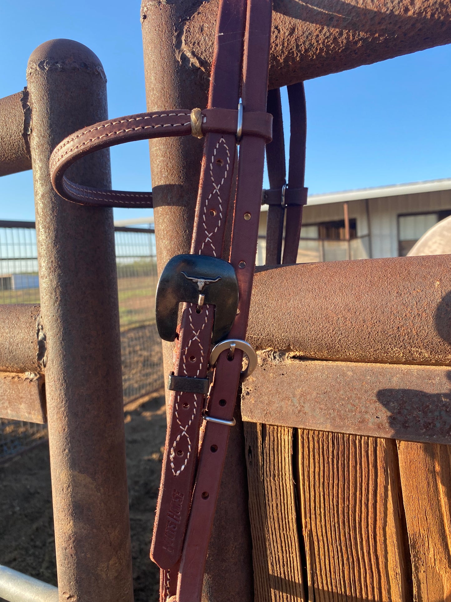 Headstall with brow and