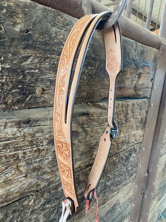 Floral Tooled Headstall