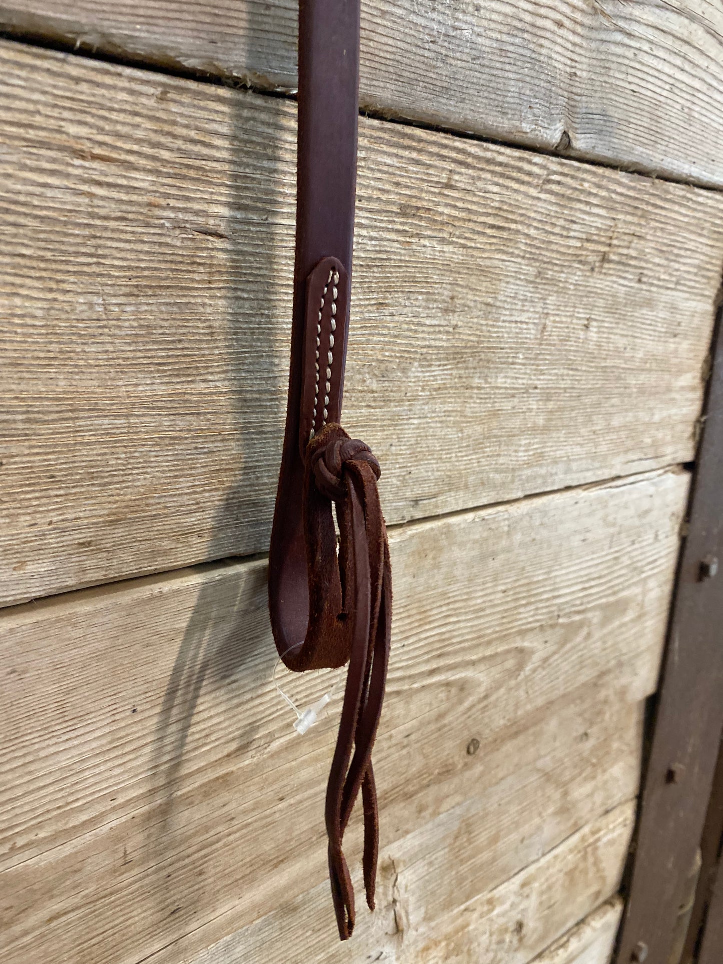 One ear headstall with small rawhide accent pieces