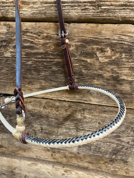 Single Rope Rawhide Noseband tiedown