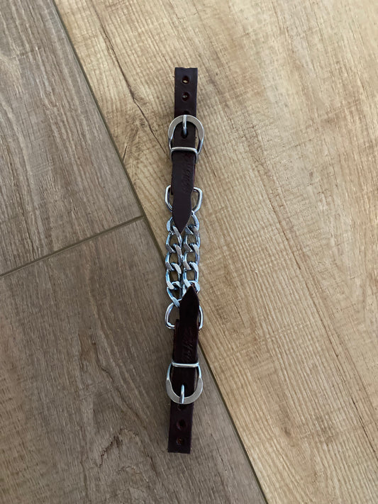 Leather curb strap
